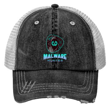 Discover Cyber Security - Malware Hunter Neon 2 Trucker Hats