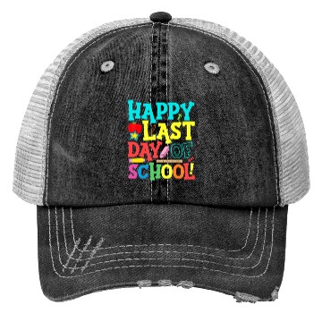 Discover Happy Last Day Of School Teacher Trucker Hats