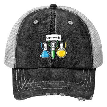 Discover Experiments Chemistry Lover Trucker Hats