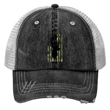 Discover Camouflage American Flag Deer Hunting Trucker Hats