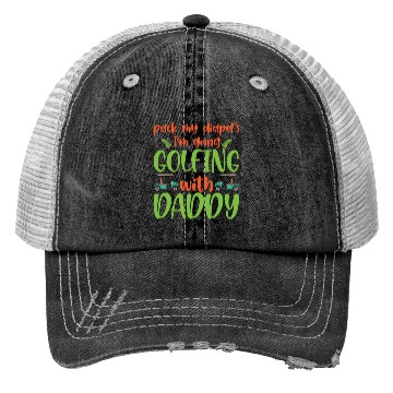 Discover Pack My Diapers Golfing With Daddy Baby Onesie Trucker Hats
