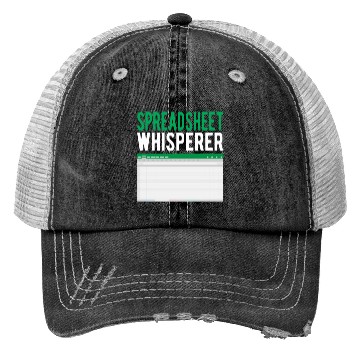 Discover Spreadsheet Whisperer Excel Accounting Accountant Trucker Hats