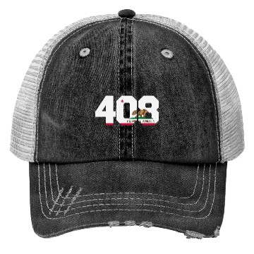 Discover Area Code 408 San Jose California Trucker Hats