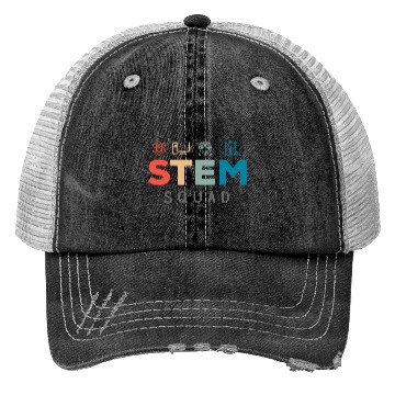 Discover Stem Squad Science Technology Engineering Mathemat Trucker Hats