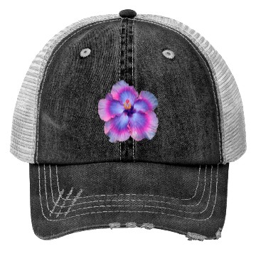 Discover hibiscus flower Trucker Hats