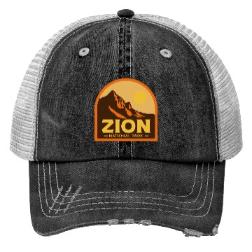 Discover zion national park Trucker Hats