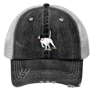 Discover Bird Hunting Hunter English Pointer Dog Trucker Hats