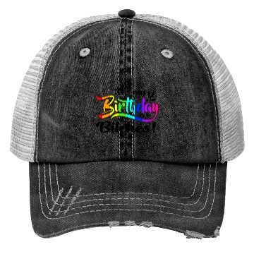 Discover Its my birthday bitches Gay Pride Rainbow LGBT gif Trucker Hats