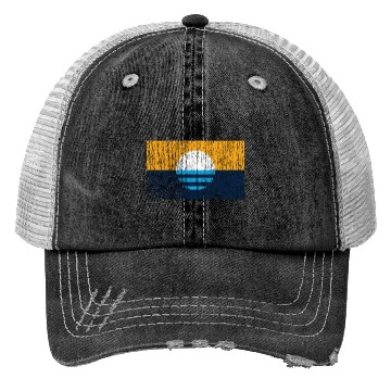 Discover People'S Flag Of Milwaukee Vintage Style Distresse Trucker Hats