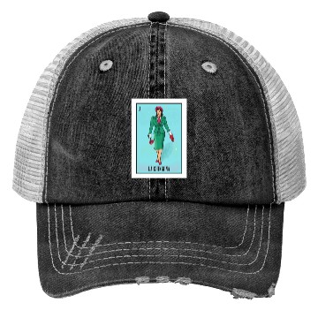 Discover La Chingona The Bad Ass Woman Card Mexican Lottery Trucker Hats