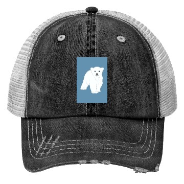 Discover Polar bear cub Trucker Hats