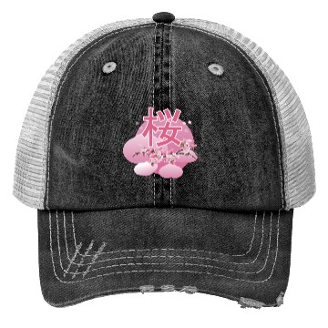 Discover Cherry bloosom , Sakura, Cherry Blossom Trucker Hats