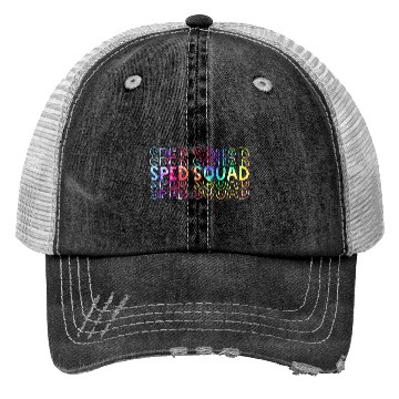 Discover Sped Squad Special Ed Teacher Back To School 2021 Trucker Hats