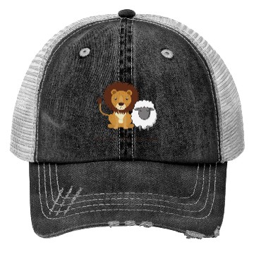 Discover The Lion and the Lamb Trucker Hats