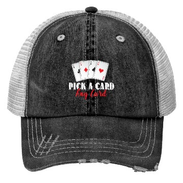 Discover Magician Pick A Card Magic Gift Trucker Hats