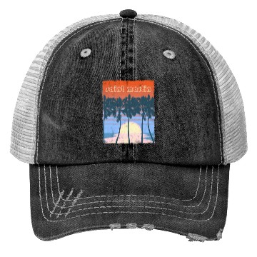 Discover Retro Saint Martin Beach Vacation Souvenir Trucker Hats