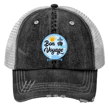 Discover Bon Voyage Trucker Hats