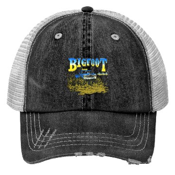 Discover Classic BIGFOOT In The Mud Trucker Hats