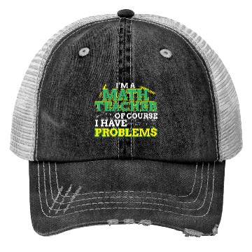 Discover Math Teacher Math Teacher Trucker Hats