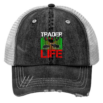 Discover Trader Life Stock Forex Trader Trucker Hats