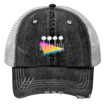 Discover Miami Florida Retro Style Trucker Hats