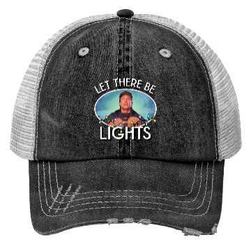 Discover Funny Christmas lights design Trucker Hats
