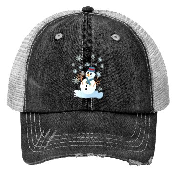 Discover Funny snowman christmas Trucker Hats