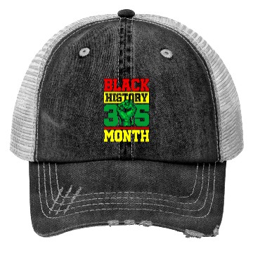 Discover BLACK HISTORY MONTH Trucker Hats