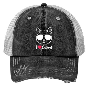 Discover I Love Catturd Funny Trucker Hats