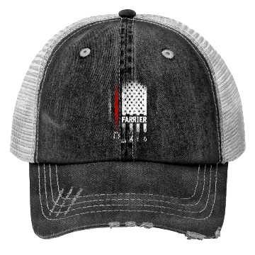 Discover Farrier, US Patriotic Flag, Trucker Hats