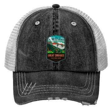 Discover Great Smoky Mountains National Park Trucker Hats