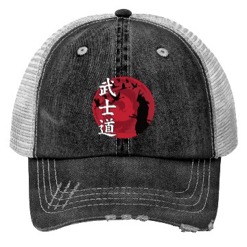 Discover Samurai Bushido Japan Trucker Hats
