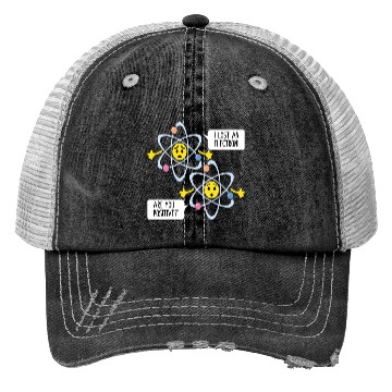 Discover Funny Electron Pun Chemistry Science Teacher Trucker Hats
