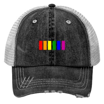 Discover Gay pride abstract design Trucker Hats