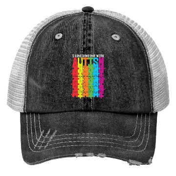 Discover I Love Someone With Autism Trucker Hats