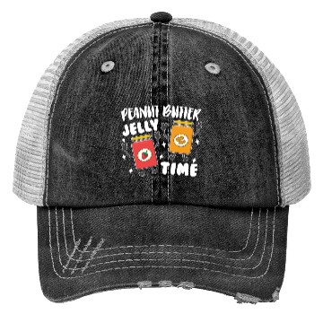 Discover Peanni Butter Jelly Time Friend Peanut Strawberry Trucker Hats