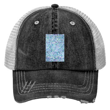 Discover Marble Mosaic in Sapphire and Emerald Trucker Hats
