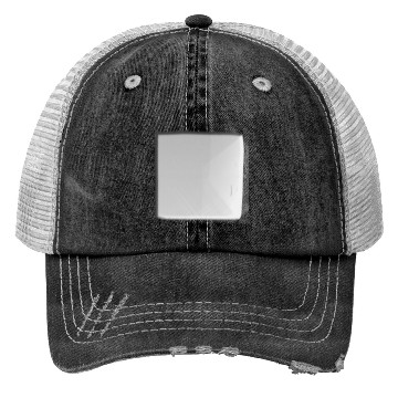 Discover metal surface square craft silver shiny square Trucker Hats