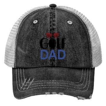 Discover Golf Dad Father's Day Gift Trucker Hats