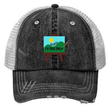 Discover Crypto Painting Trucker Hats