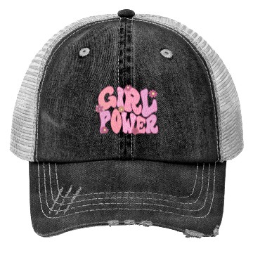 Discover Girl Power sublimation Trucker Hats