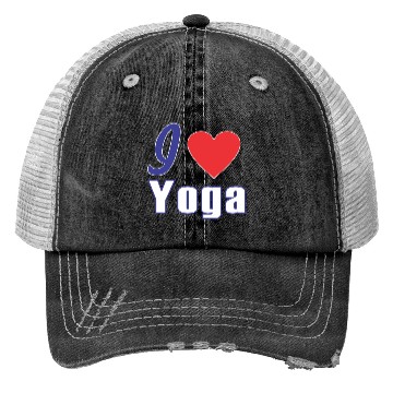 Discover i love yoga Trucker Hats