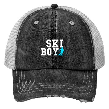 Discover ski boy Trucker Hats