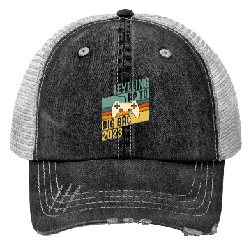 Discover Level up Big Brother 2023 Baby Gamer Boy Baby Trucker Hats