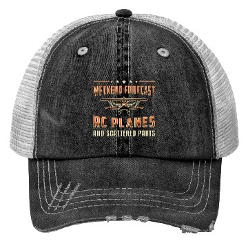Discover RC Plane Aircraft Pilot Weekend Forecast RC Planes Trucker Hats