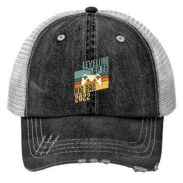 Discover Level up Big Brother 2022 Baby Gamer Boy Baby Trucker Hats