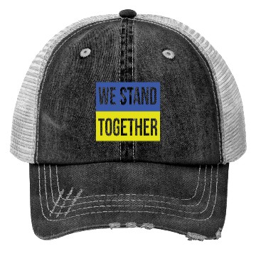 Discover Ukraine We Stand Together Trucker Hats