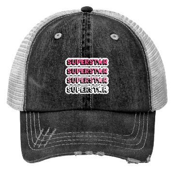 Discover SUPERSTAR!!!!!! (Pink/White Trucker Hats