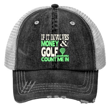 Discover Money and golf Trucker Hats