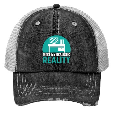 Discover Realistic Reality Office Worker Gift Trucker Hats